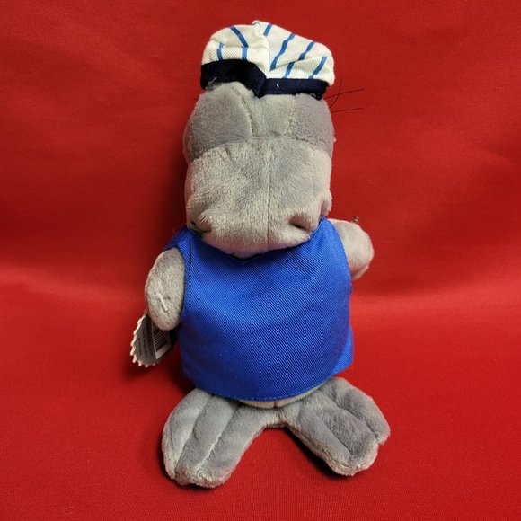 Coca Cola Seal in a Delivery Outfit Bean Bag Plush Seal Rilly Stuffed Toy 1998 - Picture 8 of 14